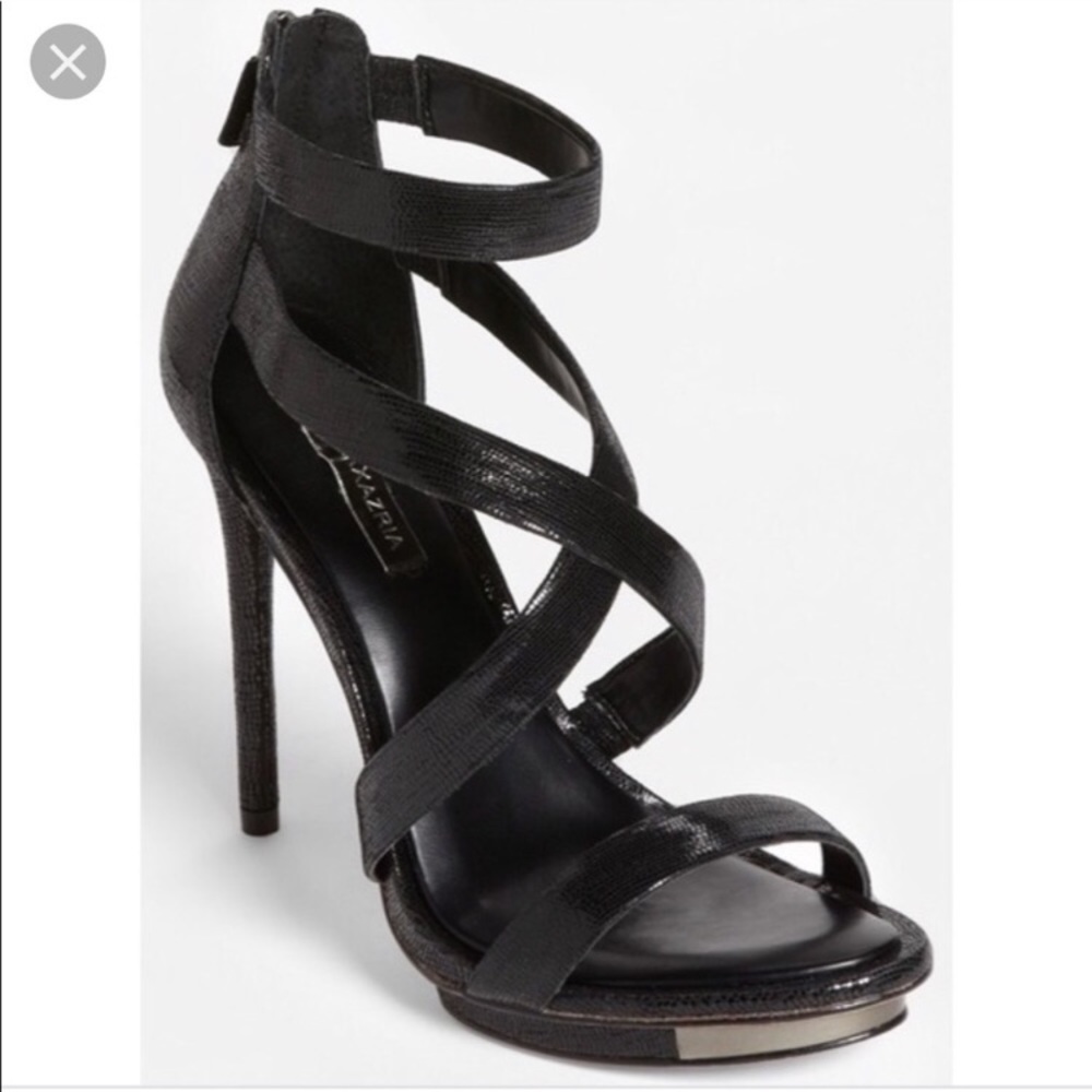BCBGMAXAZRIA - Black Lemour Sandals (size 6)